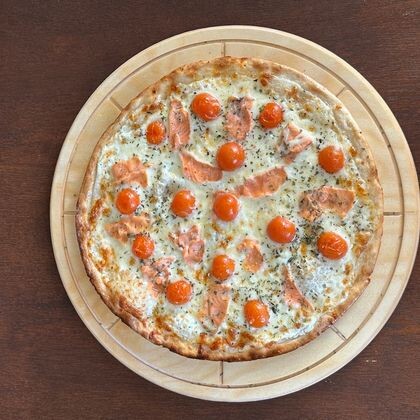 Пицца «Филадельфия с лососем»