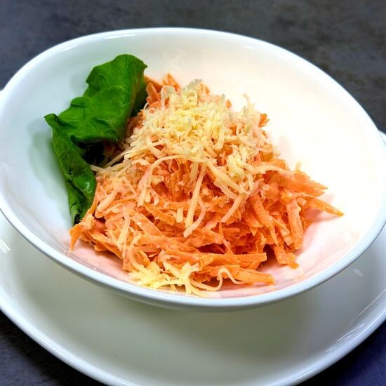 Салат Из моркови с грецким орехом