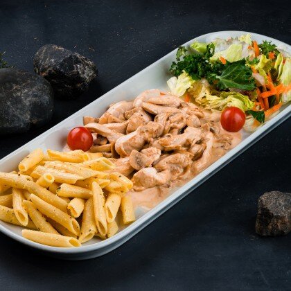 Цыплёнок в грибном соусе