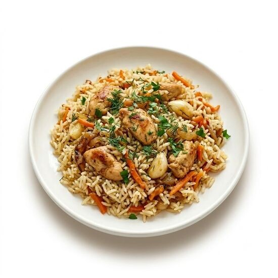 Плов с курицей