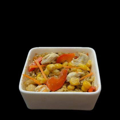 Рис с цыпленком в соусе Карри