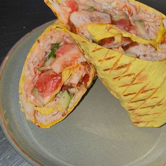 Шаурма с бараниной сырная