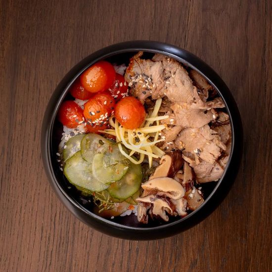 Донбури с говядиной