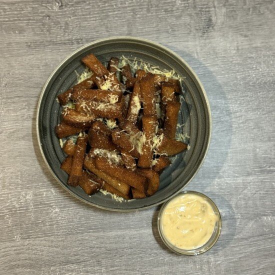 Гренки чесночные с пармезаном