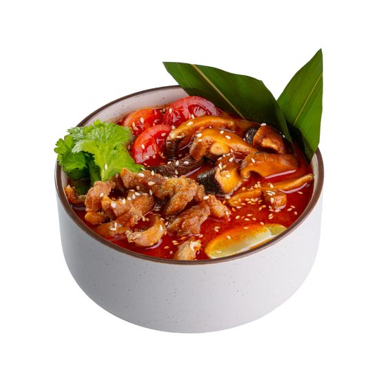 Том Ям с цыпленком