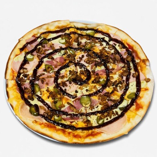 Пицца «Охотничья» с хрустящим луком