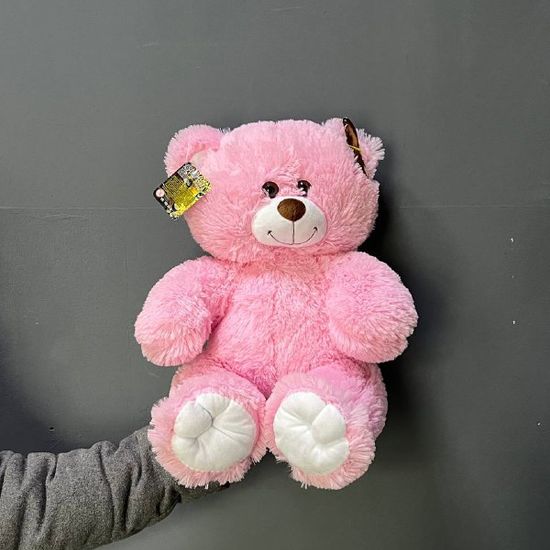 Медвежонок плюш розовый