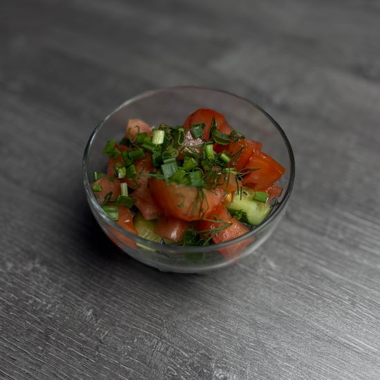 Салат овощной с маслом