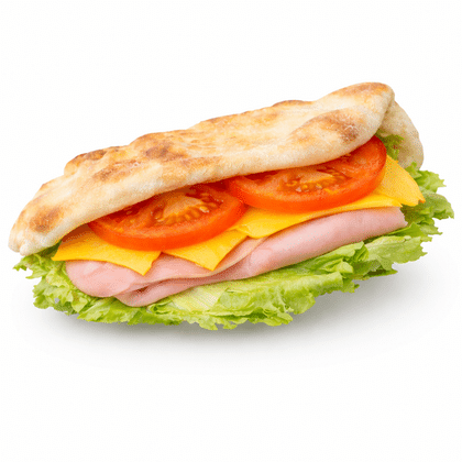 Сэндвич-пита с ветчиной