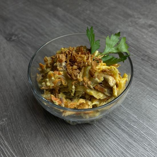Салат сытный с курицей