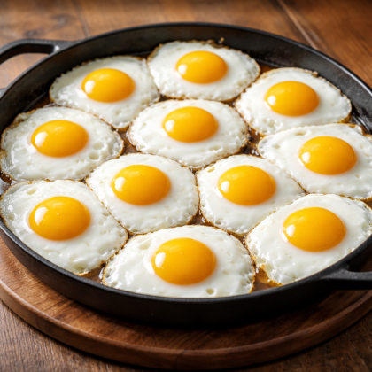 Глазунья из 10 яиц