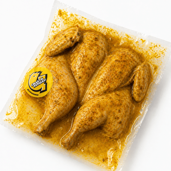 Цыпа Карри Sous Vide в вакууме