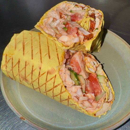 Шаурма с курицей острая