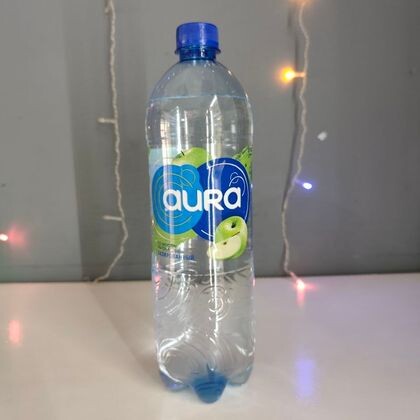 Вода АУРА газ. Яблоко 1л