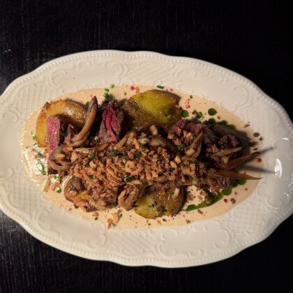 Скёрт стейк с перечным соусом Торрес