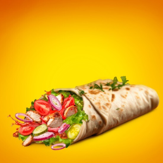 Шаурма Курочка гриль с луком (450)