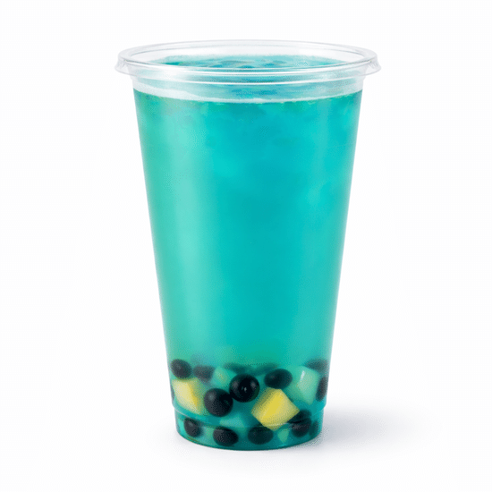 Бабл-ти юдзу-кюрасао