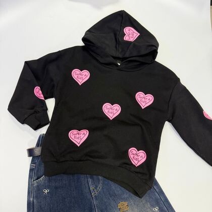 Худи для девочки ( сердечко )