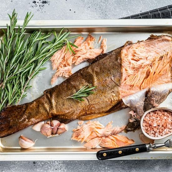 Горбуша горячего копчения