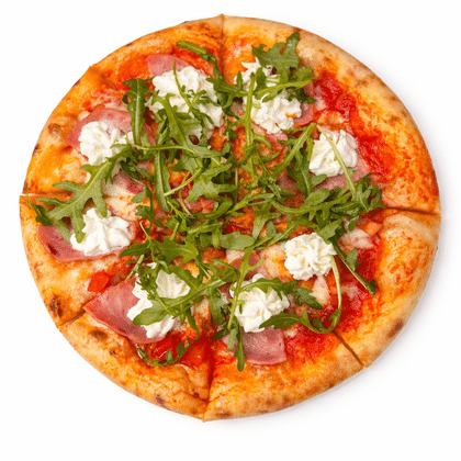 Пицца с рукколой