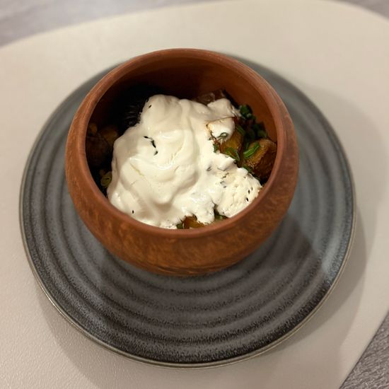 Чугунок с кровянкой и картофелем