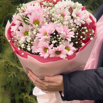Букет «Розовый Комплимент»