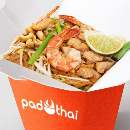 Пад Тай с курицей и креветками