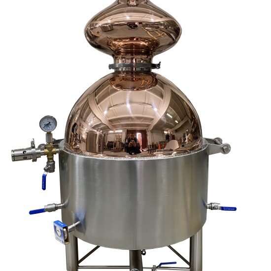 Медный аламбик с пароводяной рубашкой 60 литров