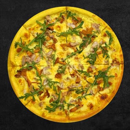 Курица и лисички