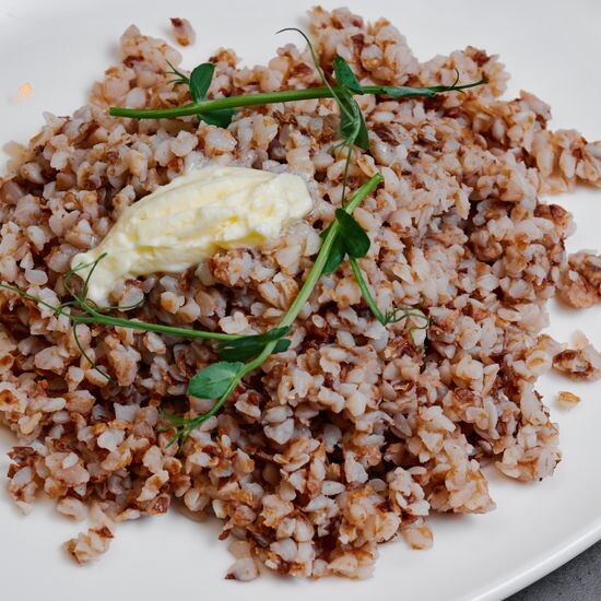 Гарнир Гречка отварная с маслом