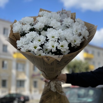 Букет хризантем 5 веток