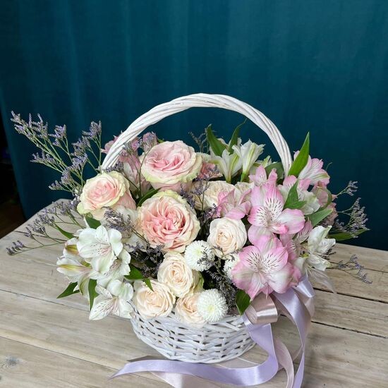 Композиция №76-18 в корзине