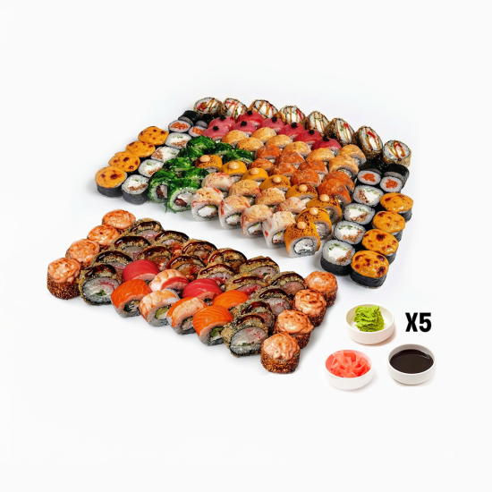 "Супер Комбо" на 7-10 человек + 5 Гарнир Сан