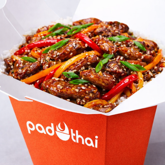 Утка Хойсин на рисе