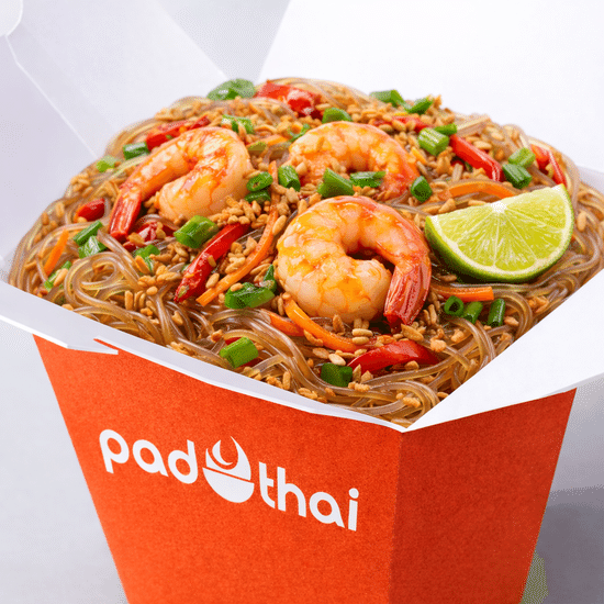 Фунчоза с креветками