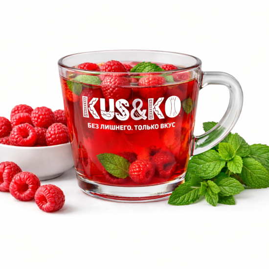 Чай фруктовый со вкусом "Малина и перечная мята"