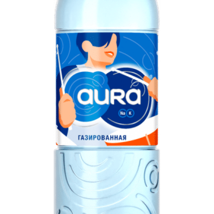 Вода питьевая AURA (газированная)