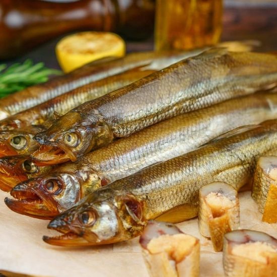 Корюшка холодного копчения