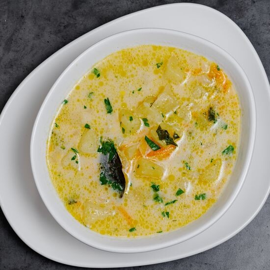 Суп Картофельный с сыром