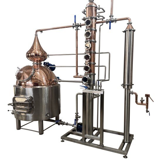 Пароводяной котел (ПВК) 400 литров с медной ректификационной колонной