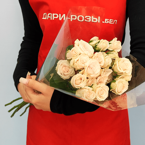 5 куст. роз (Роял Парселина) в пачке