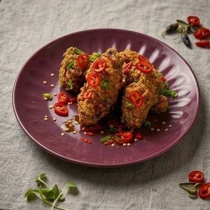 Крылья яннем острые и кимчи