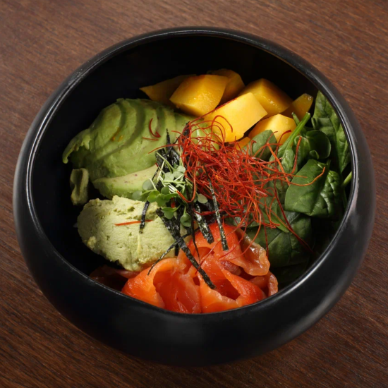 Боул с киноа и слабосоленым лососем ДОСТАВКА