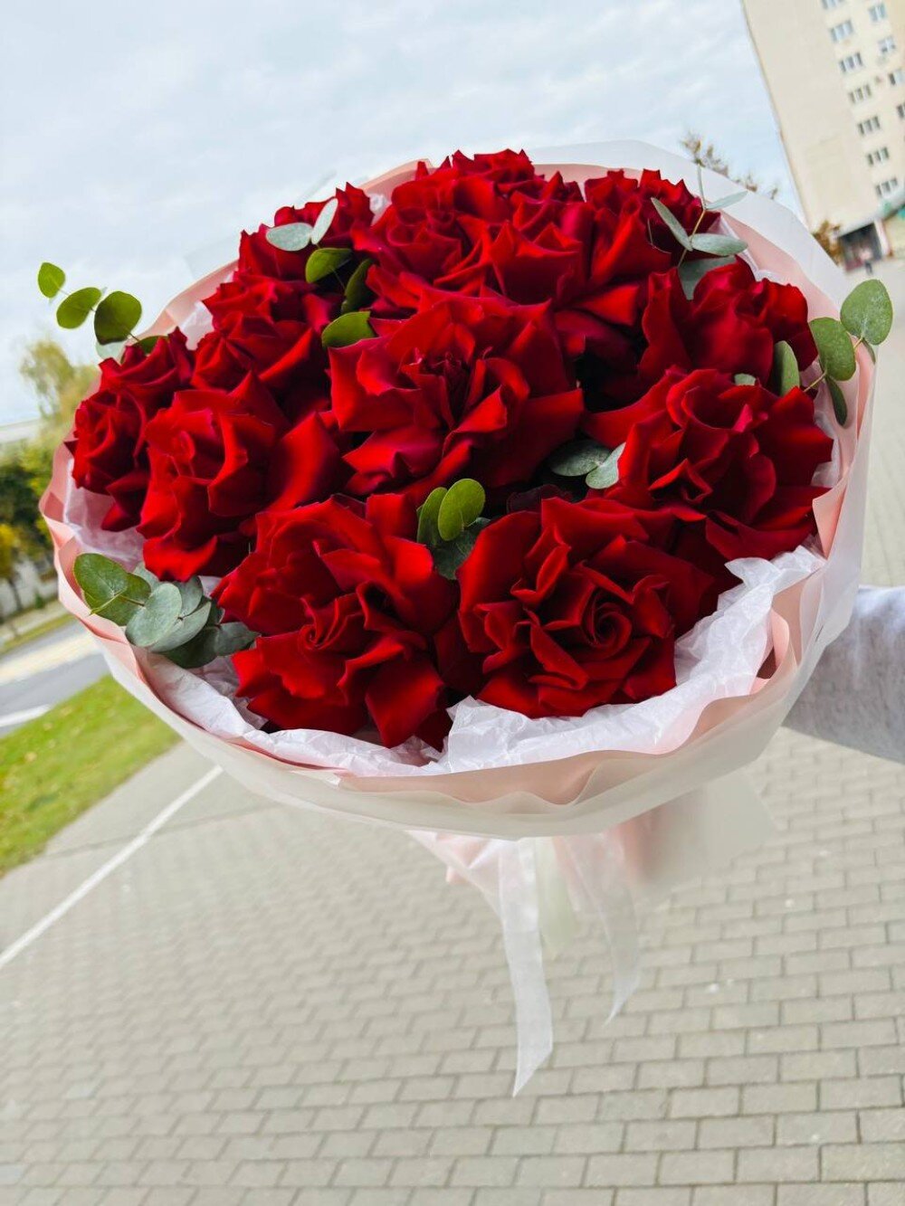 Букет с французскими розами