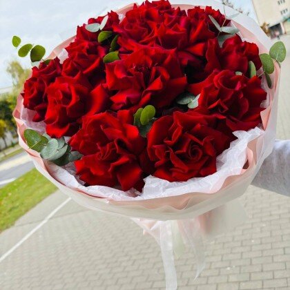 Букет с французскими розами