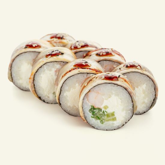 Опаленный ролл с Угрем