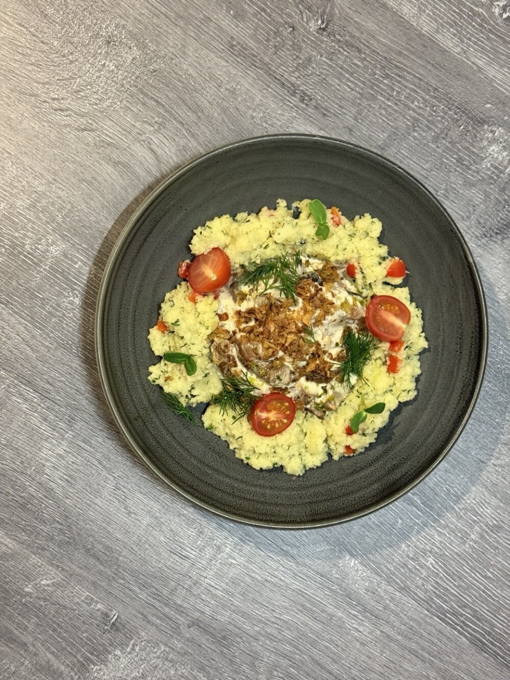 Томленая баранина с кускусом