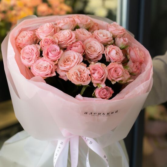 Букет Моно Кустовых роз