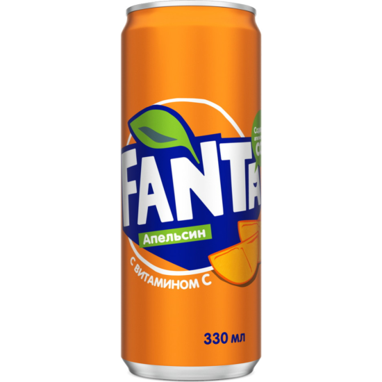 Напиток газированный Fanta апельсин, 330 мл