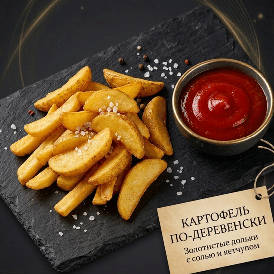 Картофель по-деревенски